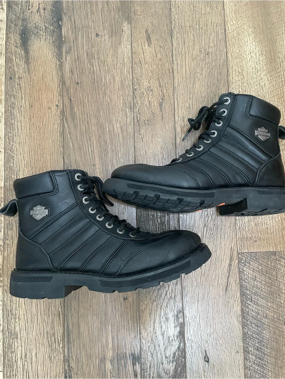 Harley Davidson Leather riding boots men 12